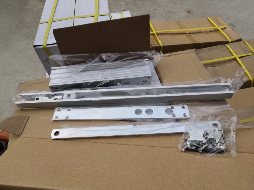 Modern Hotel Design 85KG Fire Rated Two Adjustable Speed Hydraulic Hidden Spring Wooden Concealed Door Closer