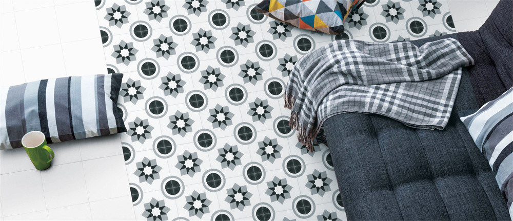 Gray 20x20cm Floor Tiles For Hotel And 200x200mm Wall And Floor Ceramic Rustic Tile For Bathroom