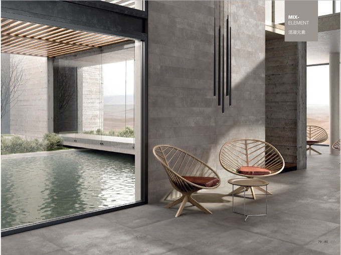 Italy Concrete Designs Glazed Porcelain Tiles For The Floor 600*600mm