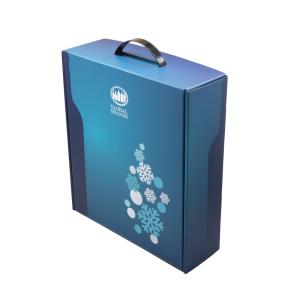 Quality Exquisite Customizable Wine Bottle Gift Box for holiday celebrations for sale