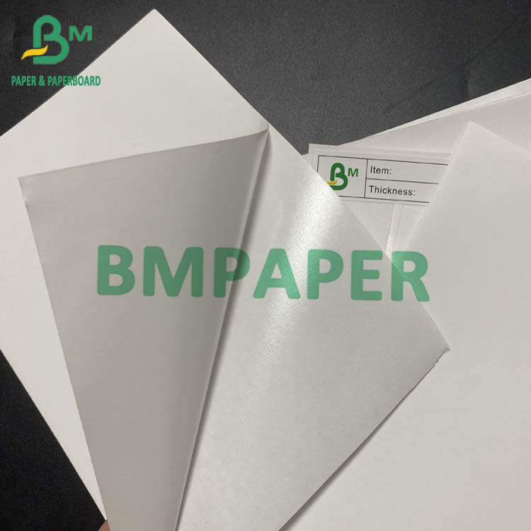Glossy Self - Adhesive 78g 80g 157g Super Sticky White Sticker Paper 