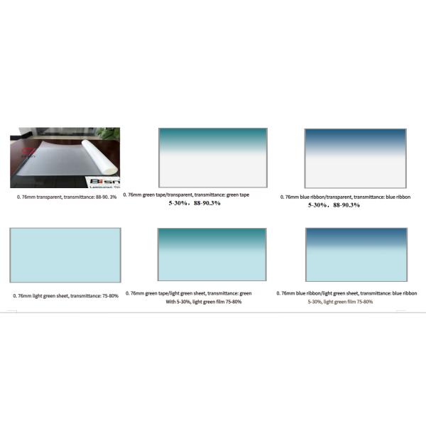 0.76mm Soundproof PVB Interlayer for Acoustic Laminated Glass