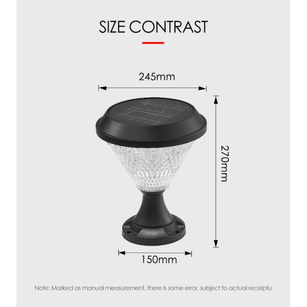 ABS Solar Bollard Lights