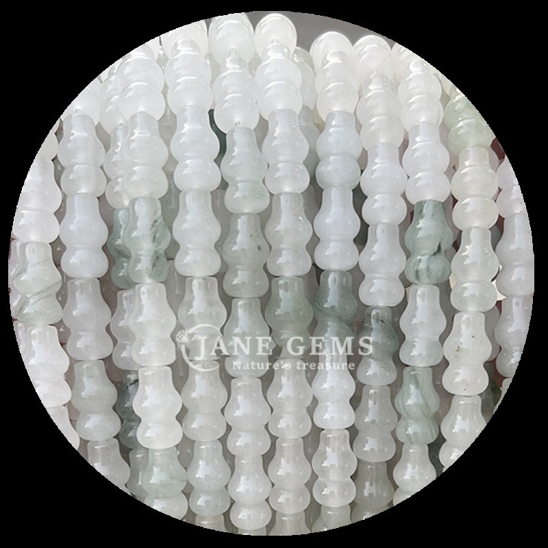 Gourd Shape Beads Crystal Gemstone Vase Shape Loose Bead Strands for DIY Jewelry Making