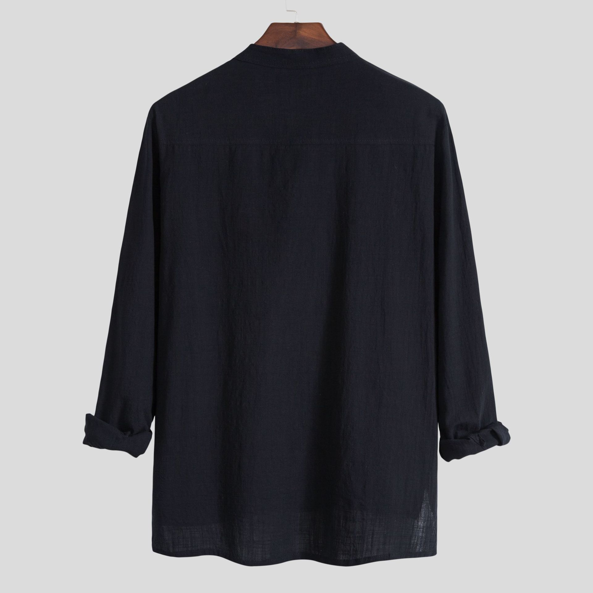 Quantity 5000 LCBZ OEM Custom Long Sleeve Men's Linen Shirts in Multi Color Options