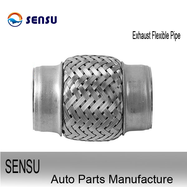 51*150mm Inside Interlock Braided Flexible Exhaust Pipe High Strength