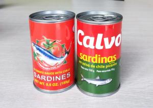 China Canned Food Canned Fish Canned Sardine / Tuna / Mackerel in Tomato Sauce / Oil / Brine 155G 425G on sale