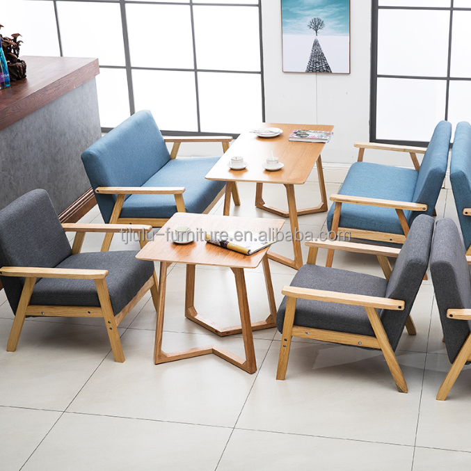 Customized Colors Solid Wood Frame Fabric Chair W64*D59*H71CM for Contemporary and Sophisticated Living Room