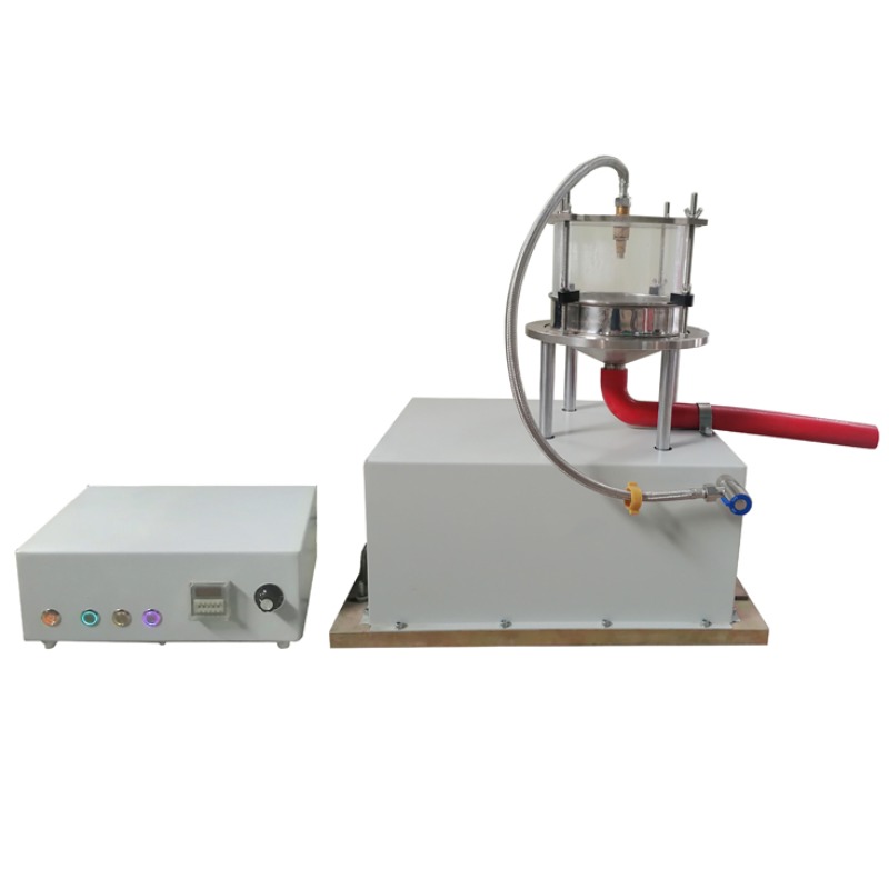 Quality ISO 12956 Compliant Geotextile Effective Porosity Measuring Instrument with 50Hz Vibration Frequency and 300KPa Nozzle Pressure for sale