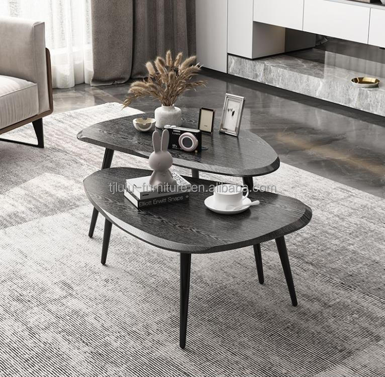 Nordic Modern Wooden Coffee Table for Small Living Room Furniture Functional and Durable