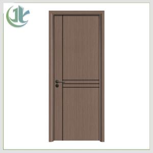 China Hollow Wood Interior WPC Waterproof Doors Flat Termite Resistant on sale
