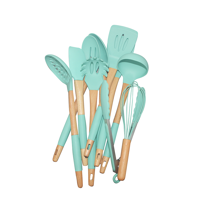Heat Resistant Silicone Spatula Kitchenaid Utensils Eco Friendly 10 Pieces