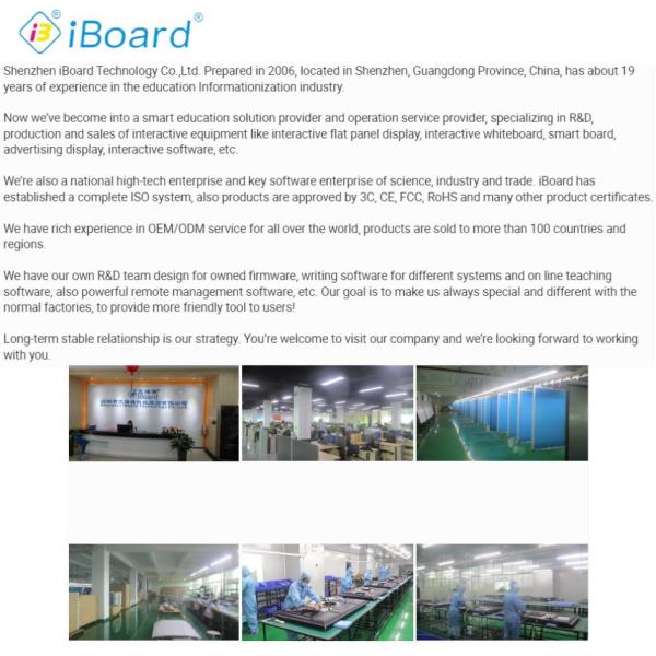 65'' Infrared Interactive Touch Screen Monitor Smart Board