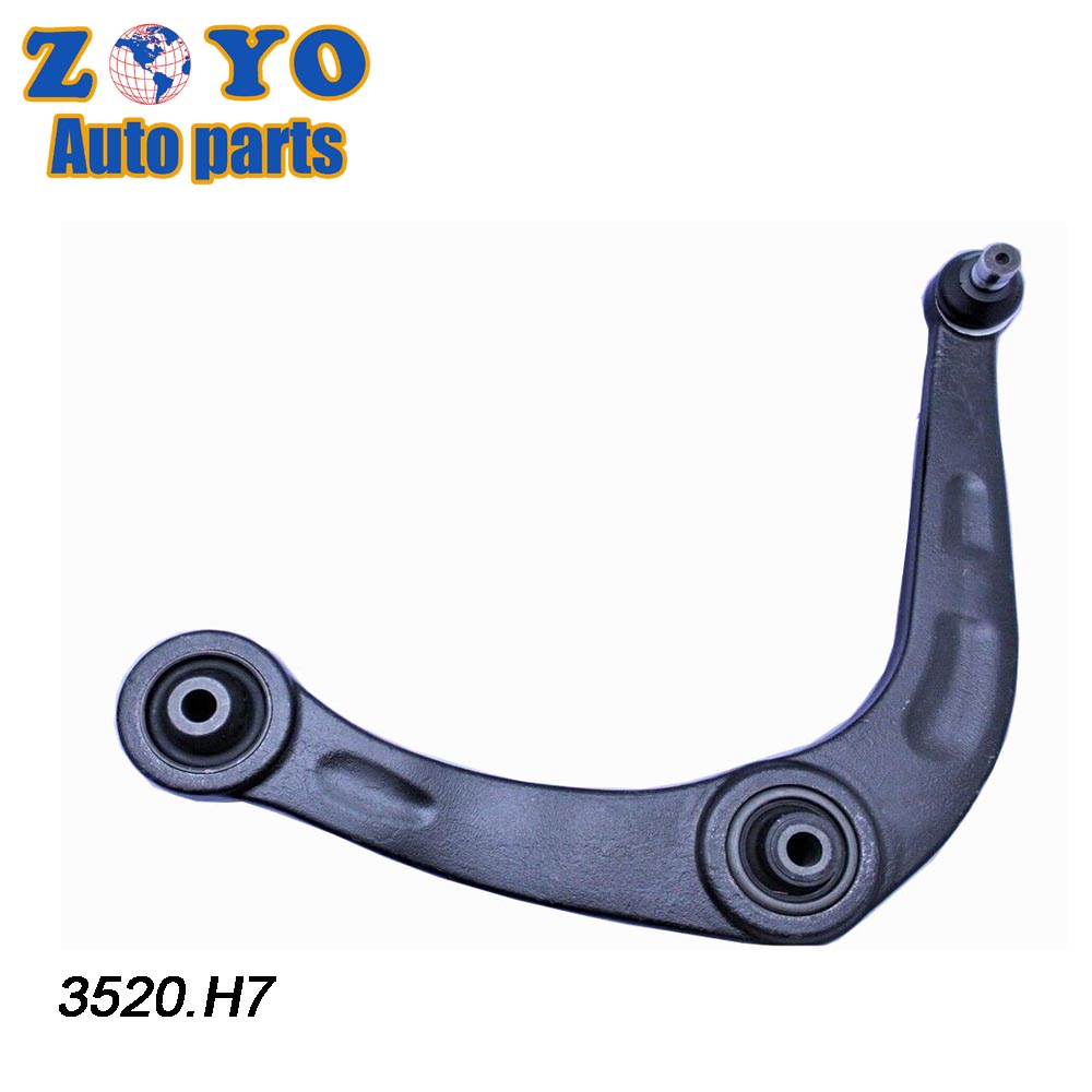 3520.H7 3520.P2 Europe Car Suspension Parts Left 206 Wishbone Arm for Peugeot 206