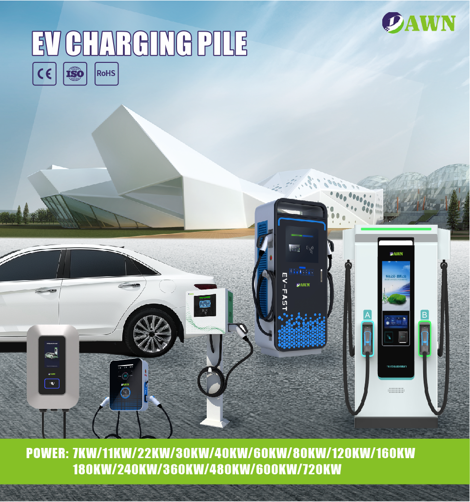 7KW Dc Fast Ev Charger Electric Car Charging Station Price 11KW 22KW Dc Ev Fast Charger Station Ccs2 Solar Car Charger
