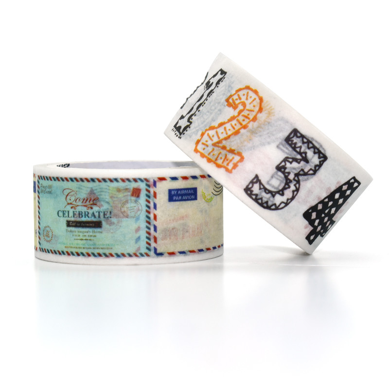 SGS Kawaii Japanese Washi Paper acrylic adhesive tape