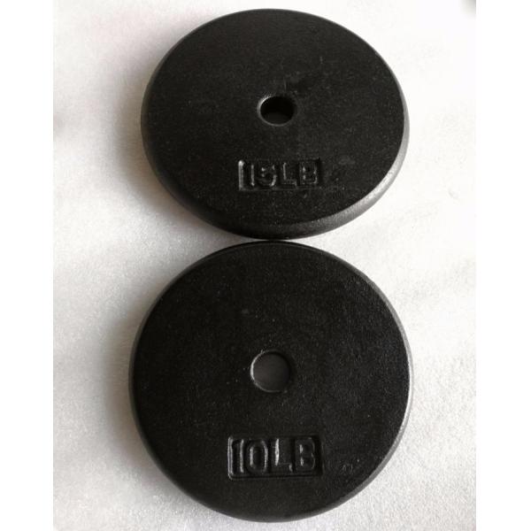 Standard body building black Cast Iron Weight Plates