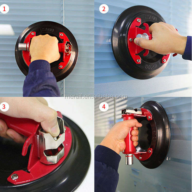 Meraif wholesale LCD suction cup easily use glass Aluminium rubber suction cup machine tile suction pump