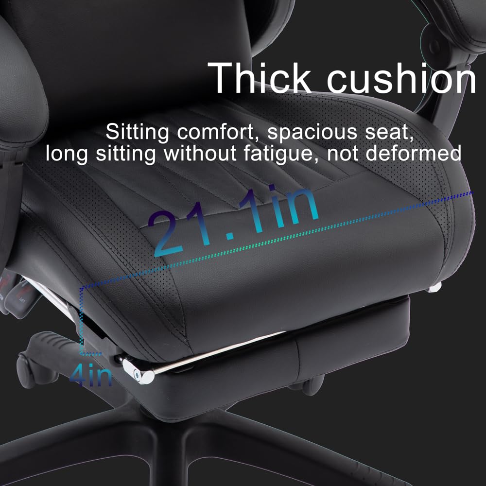 Swivel Chair ALINUNU Ergonomic Computer Gaming Chair with Headrest and Lumbar Support