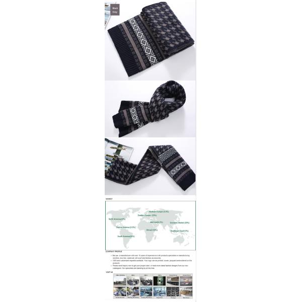 Various HoudstoothDesigns Causal Polyester Knitted Neck Wear For Men