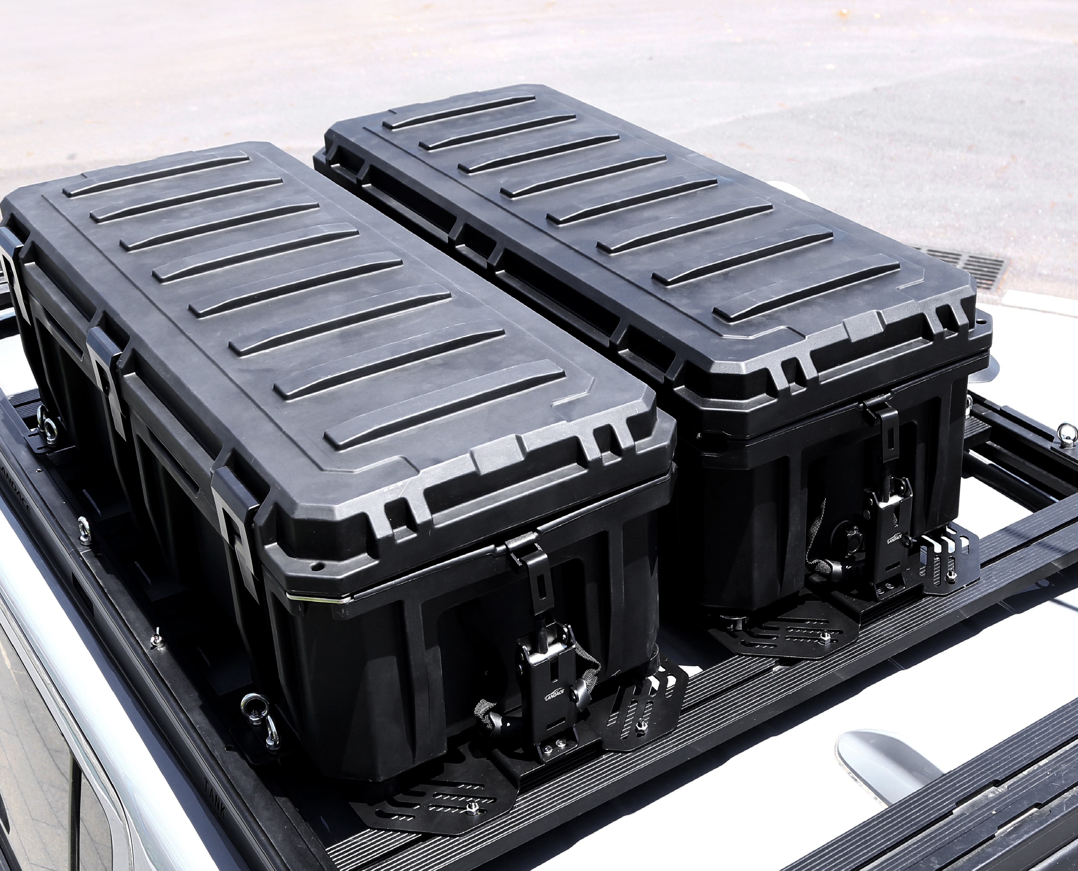 Land Cruiser Compatible Carbon Steel Tool Box Bracket for 6kg Storage Box