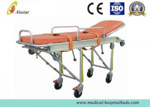 Quality Full Automatic Loading Stretcher Folded Emergency Patient Ambulance Stretcher Trolley (ALS-S008) for sale