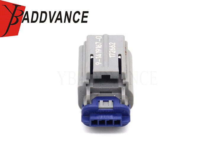 Waterproof Automotive Tyco AMP Connectors 9-1419167-0 4 Pin Female For Fords