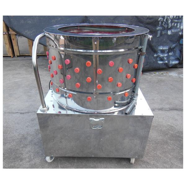 Automatic Chicken Feather Plucker Chicken Scalder Machine With 3700W Power