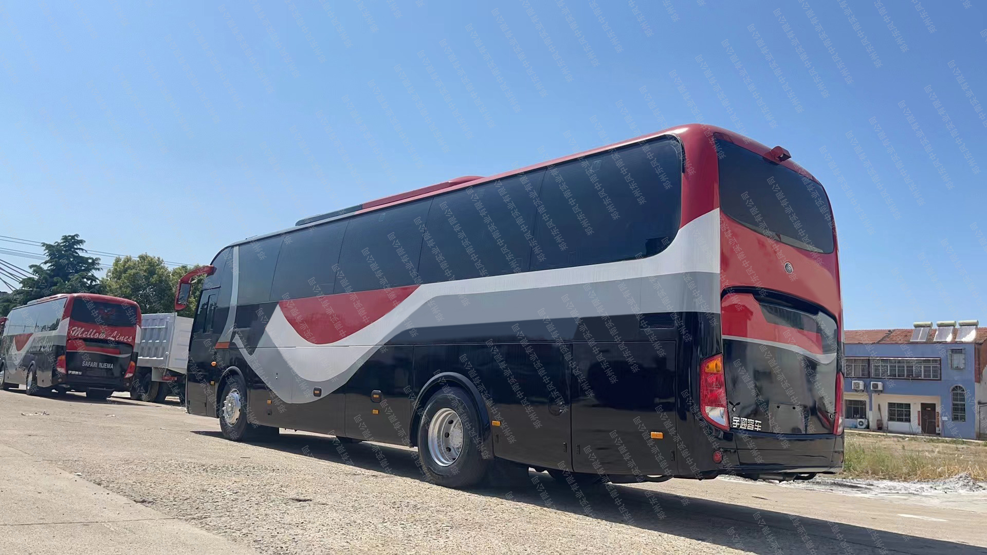 Congo Used ZK6117 Diesel Engine 47 Seats 50 Seats Passenger Coach Bus with Performance