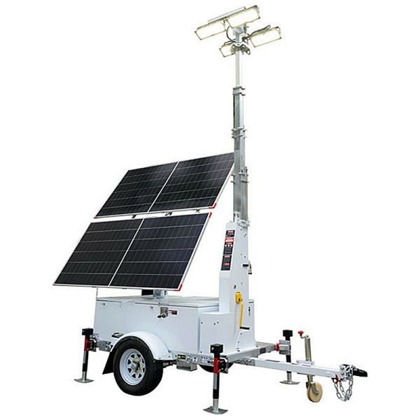 Affordable Solar Light Tower Working Temp -20℃~50℃ Integrated LED Lighting Event Venues Outdoor Light Tower