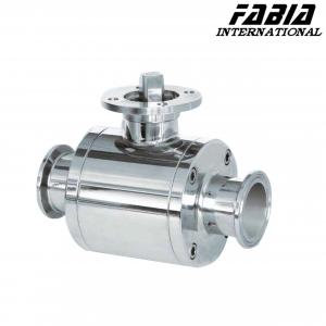 Quality Sanitary Quick Installation Ball Valve With Low Friction Coefficient for sale