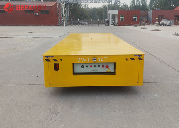 Remote Control Battery Electrical Trackless Transfer Cart 25 Ton