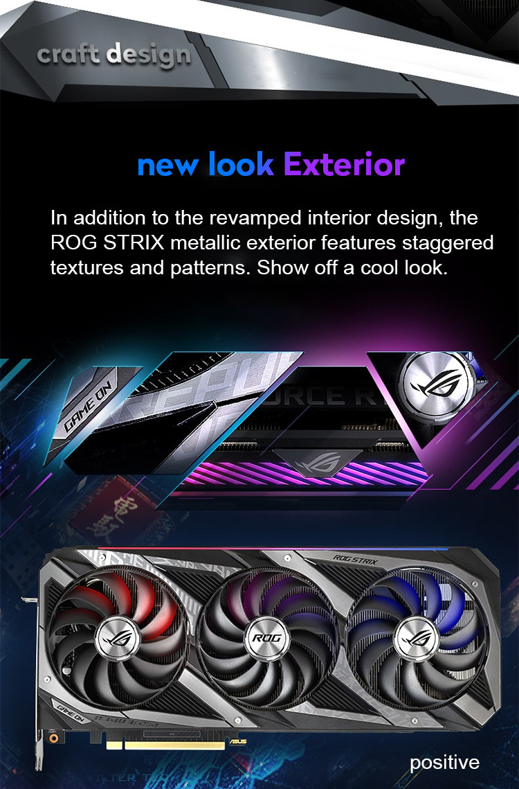 PCI Express 4.0 Interface Gaming PC Graphics Card ROG-STRIX-RTX3060Ti-O8G-V2-GAMING