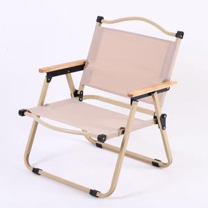 Quality Wooden Frame Oxford Cloth Folding Camping Chair for sale