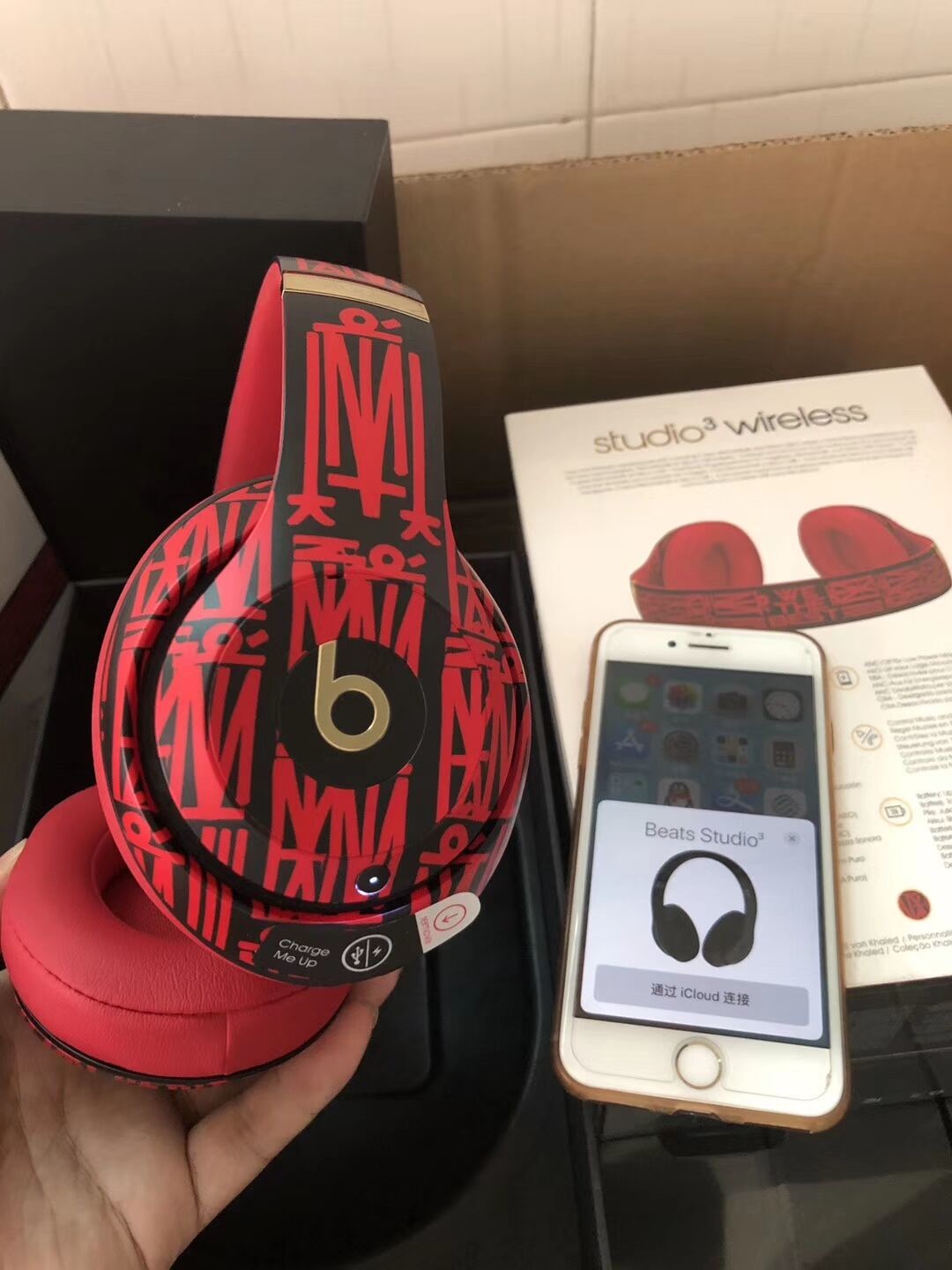 Beats by Dr. Dre Studio3 Wireless Headphones - DJ Khaled Custom Edition Made in china grgheadsets