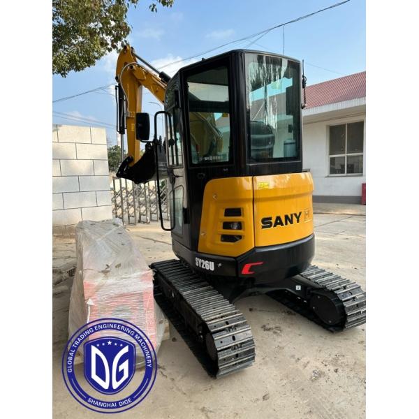 Efficient Cooling Systems Used Sany Sy26u 2.6 Ton Hydraulic Mining Excavator