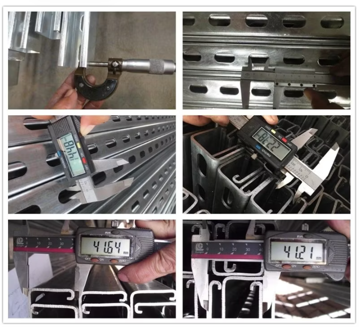 41x 41 Galvanized Slotted Unistrut Channel 10 Ft Steel Strut Channel
