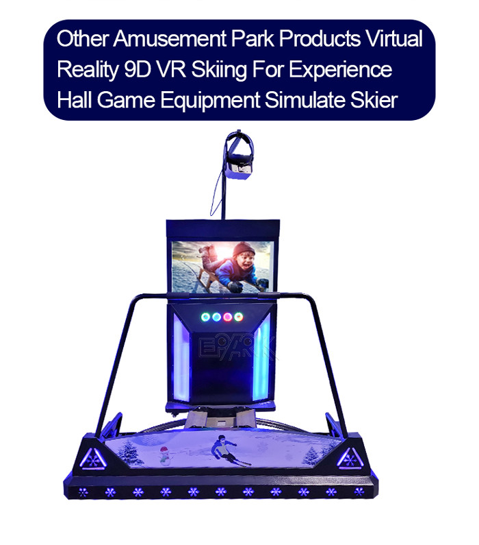 1 Palyer AC 220V 9D VR Simulator 8G Virtual Reality Ski Machine
