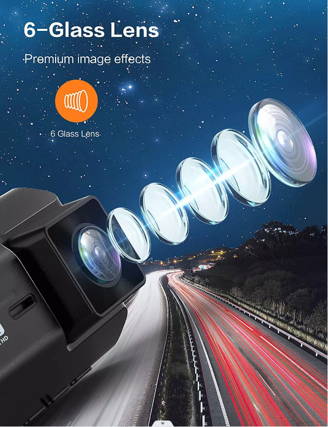 Vehicle Security Dashboard Gps Tracking Dash Cam Rearview Mirror 4K IMX335 NTK96670