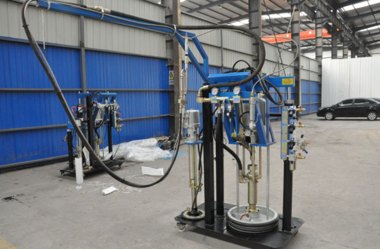Two component silicone sealant machine for secondary sealing