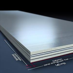 Quality PE Aluminum Composite Panel 2440mm Width with 140Mpa Flexural Strength for sale