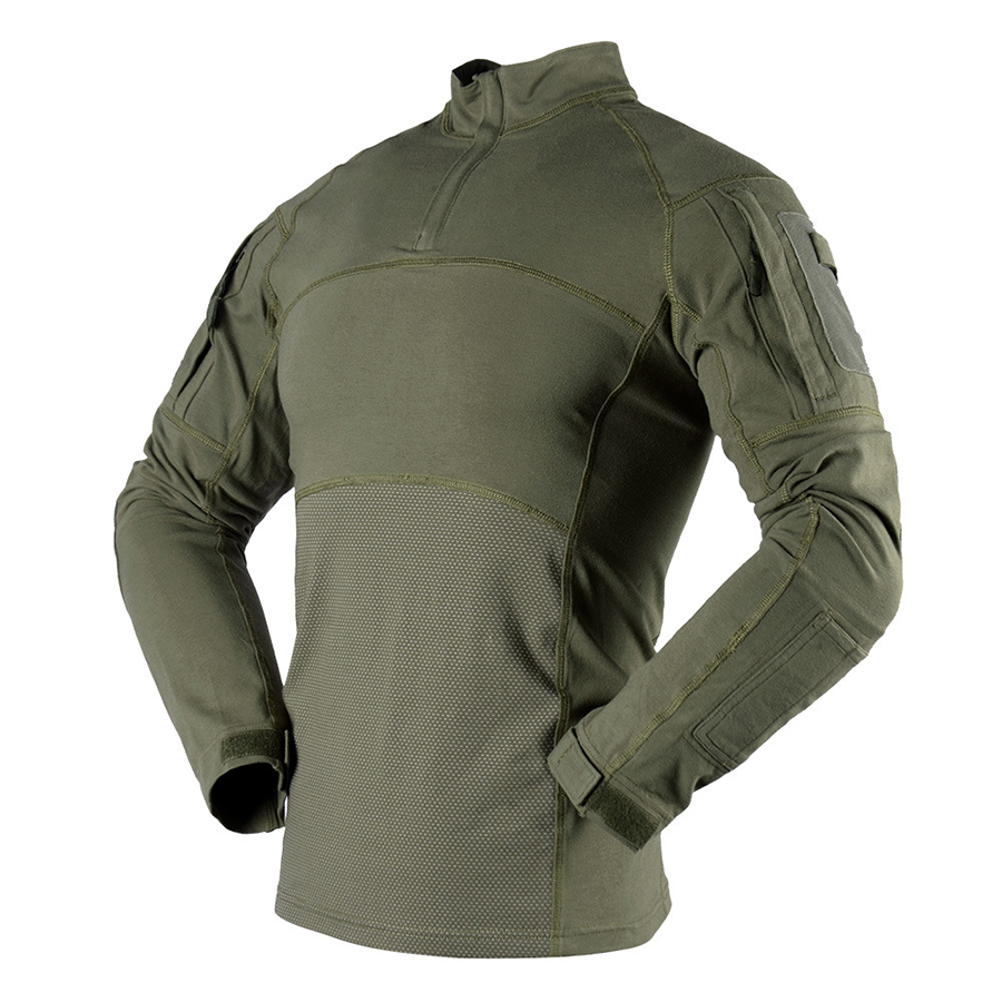 Customized Color Men's Long Sleeve Knitted Shirt Uniform for Summer Frog Training Suit