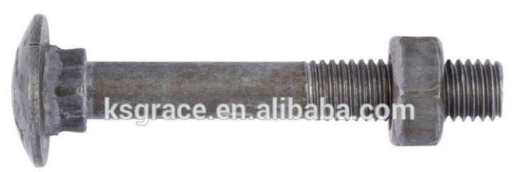 DIN603 Cup Head Square Neck Carriage Bolts High Performance Cup Head Bolt And Nut