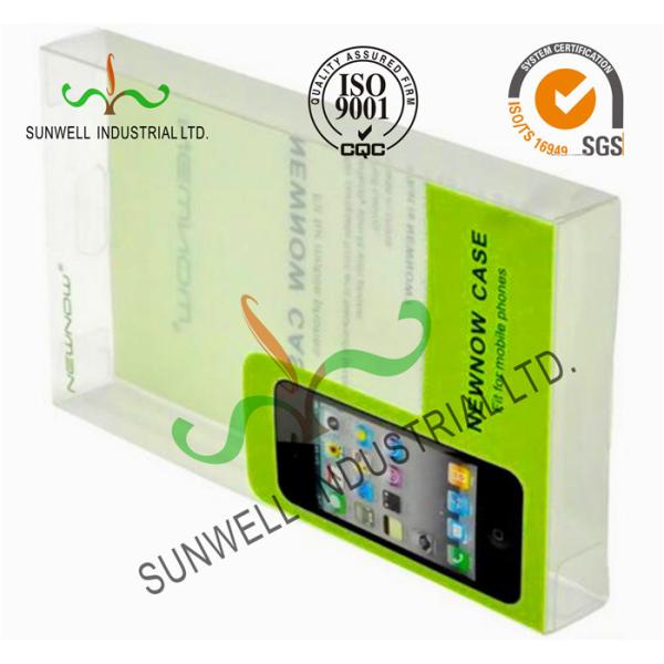 Telephone Transparent PVC Plastic Packaging Boxes Fashion Spot UV Coating