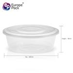2500ml Kitchen airtight food container disposable thermoforming plastic PP