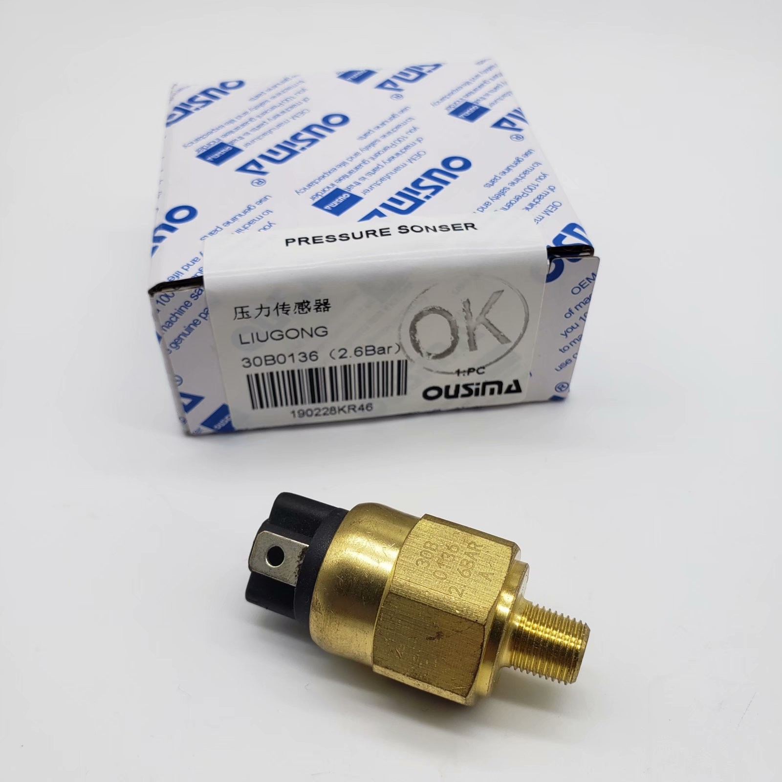OUSIMA Eletric Excavator 30B0136 2.6 Bar Pressure Sensor