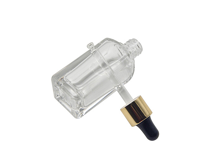 Frosted Glass Black 15ml Essential Oil Bottle With Dropper