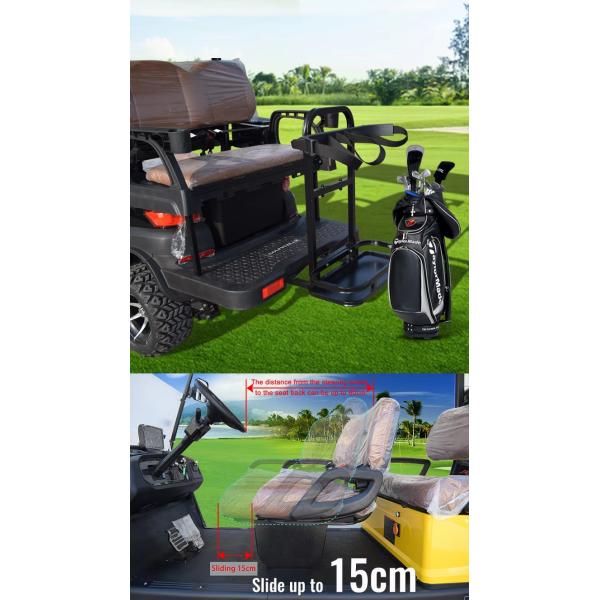 Green pass golf cart, four-seat open electric sightseeing car, wide viewing space and high comfort