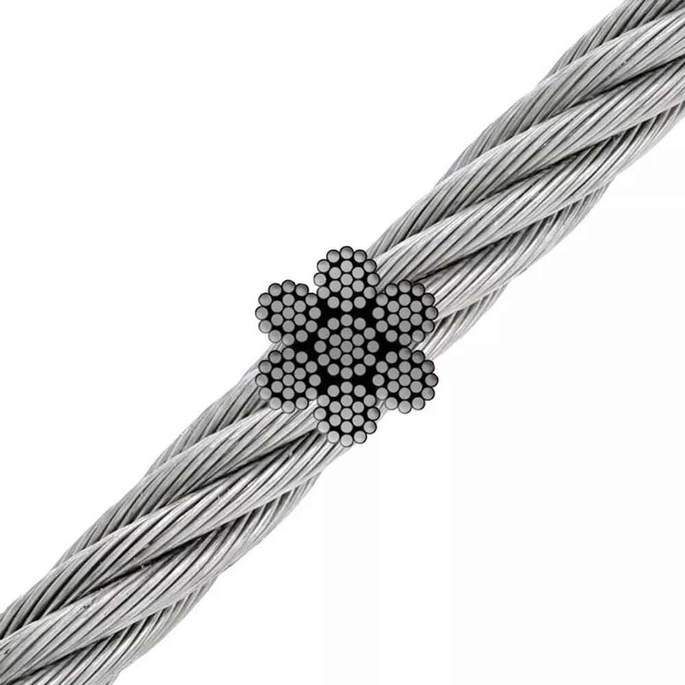 ASTM Standard High Strength Stainless Steel Lifting Wire Rope