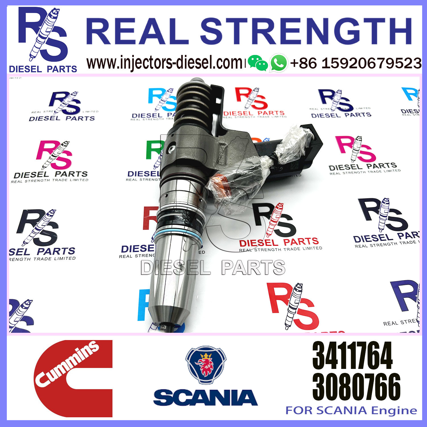 Common rail injector fuel injecto 3083622 3083846 3083622 3411767 3411759 3411764 for N14 Excavator